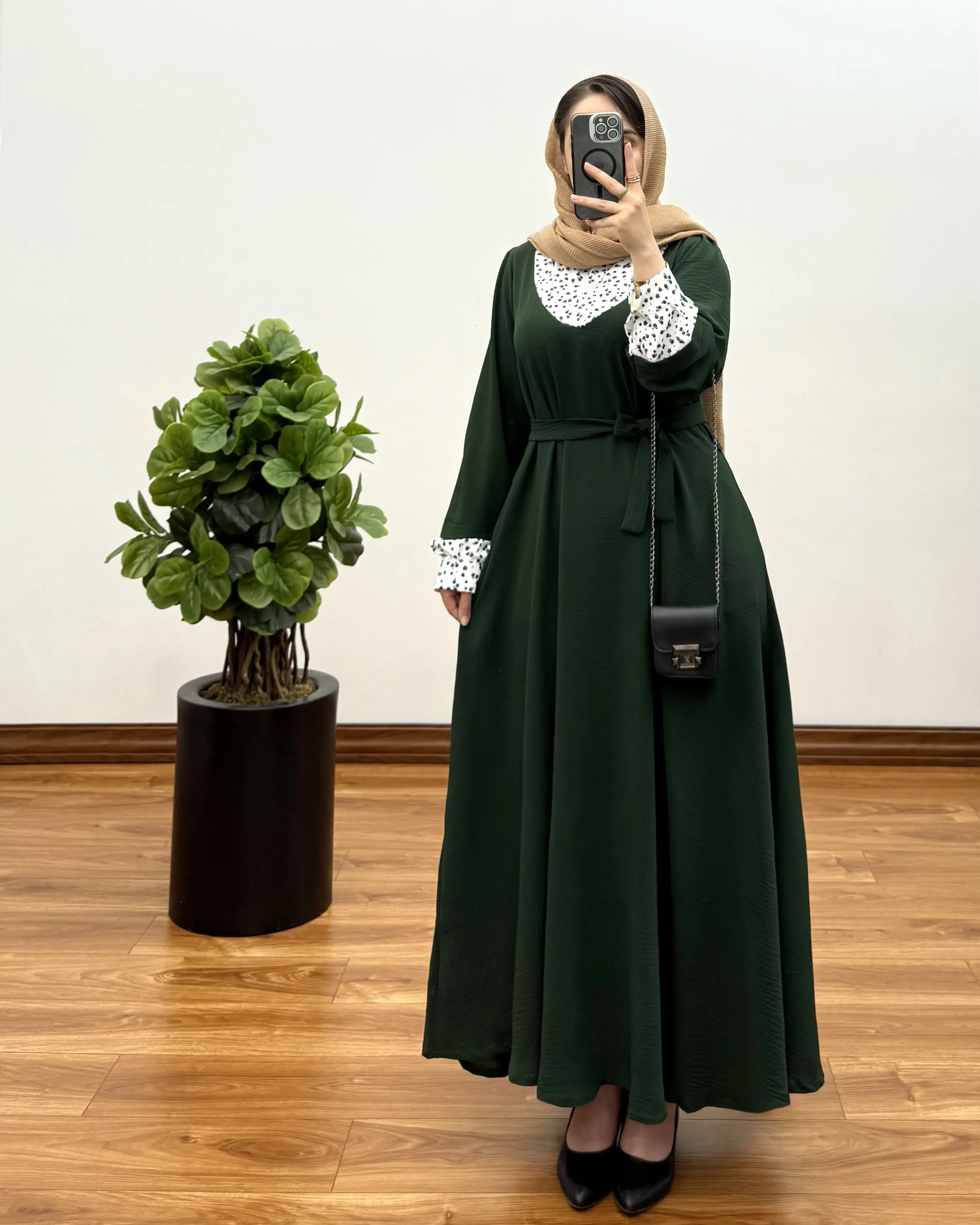 پیراهن مانتویی سوپرکلوش مهرانه بهاره